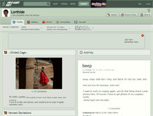 Tablet Screenshot of lorthide.deviantart.com