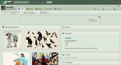 Desktop Screenshot of murkky.deviantart.com