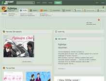 Tablet Screenshot of fujimiya.deviantart.com