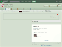 Tablet Screenshot of mochi-pocky.deviantart.com