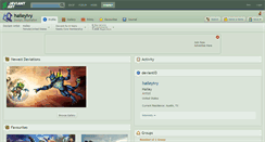 Desktop Screenshot of haileyivy.deviantart.com