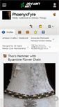 Mobile Screenshot of phoenyxfyre.deviantart.com
