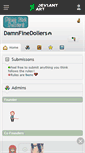 Mobile Screenshot of damnfinedollers.deviantart.com