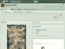 Tablet Screenshot of kiso-myruso-stock.deviantart.com