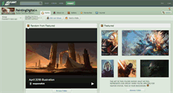 Desktop Screenshot of paintingdigital.deviantart.com