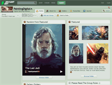Tablet Screenshot of paintingdigital.deviantart.com