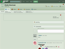 Tablet Screenshot of etoile-heureuse.deviantart.com