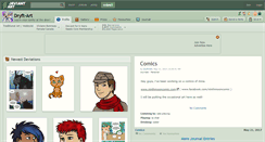 Desktop Screenshot of dryft-art.deviantart.com