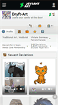 Mobile Screenshot of dryft-art.deviantart.com