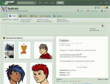 Tablet Screenshot of dryft-art.deviantart.com