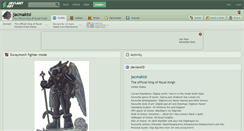 Desktop Screenshot of jacmaktsi.deviantart.com