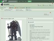 Tablet Screenshot of jacmaktsi.deviantart.com