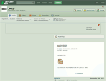 Tablet Screenshot of leopy.deviantart.com
