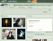 Tablet Screenshot of herkul.deviantart.com