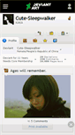 Mobile Screenshot of cute-sleepwalker.deviantart.com