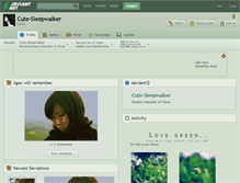 Tablet Screenshot of cute-sleepwalker.deviantart.com