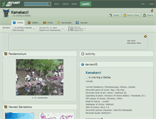 Tablet Screenshot of kamakacci.deviantart.com