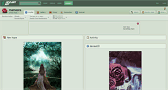 Desktop Screenshot of mamoora.deviantart.com
