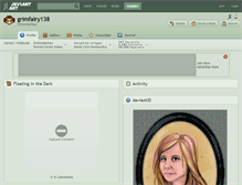 Tablet Screenshot of grimfairy138.deviantart.com