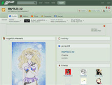 Tablet Screenshot of happles-xd.deviantart.com