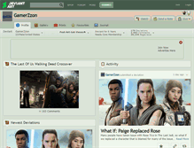 Tablet Screenshot of gamerzzon.deviantart.com