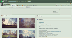 Desktop Screenshot of myselfoofa.deviantart.com