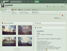 Tablet Screenshot of myselfoofa.deviantart.com