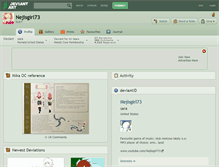 Tablet Screenshot of nejisgirl73.deviantart.com