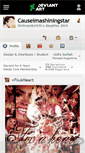 Mobile Screenshot of causeimashiningstar.deviantart.com