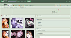 Desktop Screenshot of gagx.deviantart.com