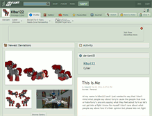 Tablet Screenshot of kiba122.deviantart.com