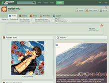 Tablet Screenshot of meitei-miu.deviantart.com