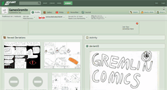 Desktop Screenshot of gamesgremlin.deviantart.com