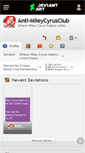 Mobile Screenshot of anti-mileycyrusclub.deviantart.com