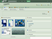 Tablet Screenshot of lucas3991.deviantart.com
