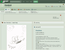 Tablet Screenshot of kharabeet.deviantart.com