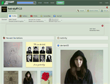 Tablet Screenshot of hot-stuff123.deviantart.com