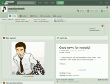 Tablet Screenshot of castellanbetch.deviantart.com