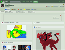 Tablet Screenshot of ottsel-queen.deviantart.com