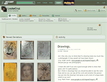 Tablet Screenshot of louisecruz.deviantart.com