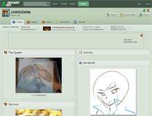 Tablet Screenshot of linktlozelda.deviantart.com