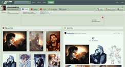 Desktop Screenshot of phantomkizz.deviantart.com