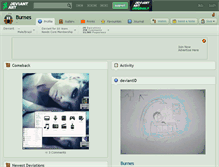 Tablet Screenshot of burnes.deviantart.com