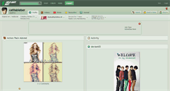 Desktop Screenshot of catitabieber.deviantart.com