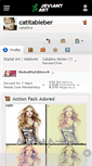 Mobile Screenshot of catitabieber.deviantart.com