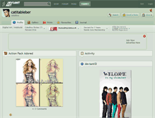 Tablet Screenshot of catitabieber.deviantart.com