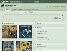 Tablet Screenshot of intergalacticvoo.deviantart.com