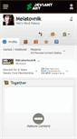 Mobile Screenshot of melatovnik.deviantart.com