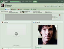Tablet Screenshot of melatovnik.deviantart.com