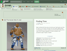 Tablet Screenshot of kevaegis.deviantart.com